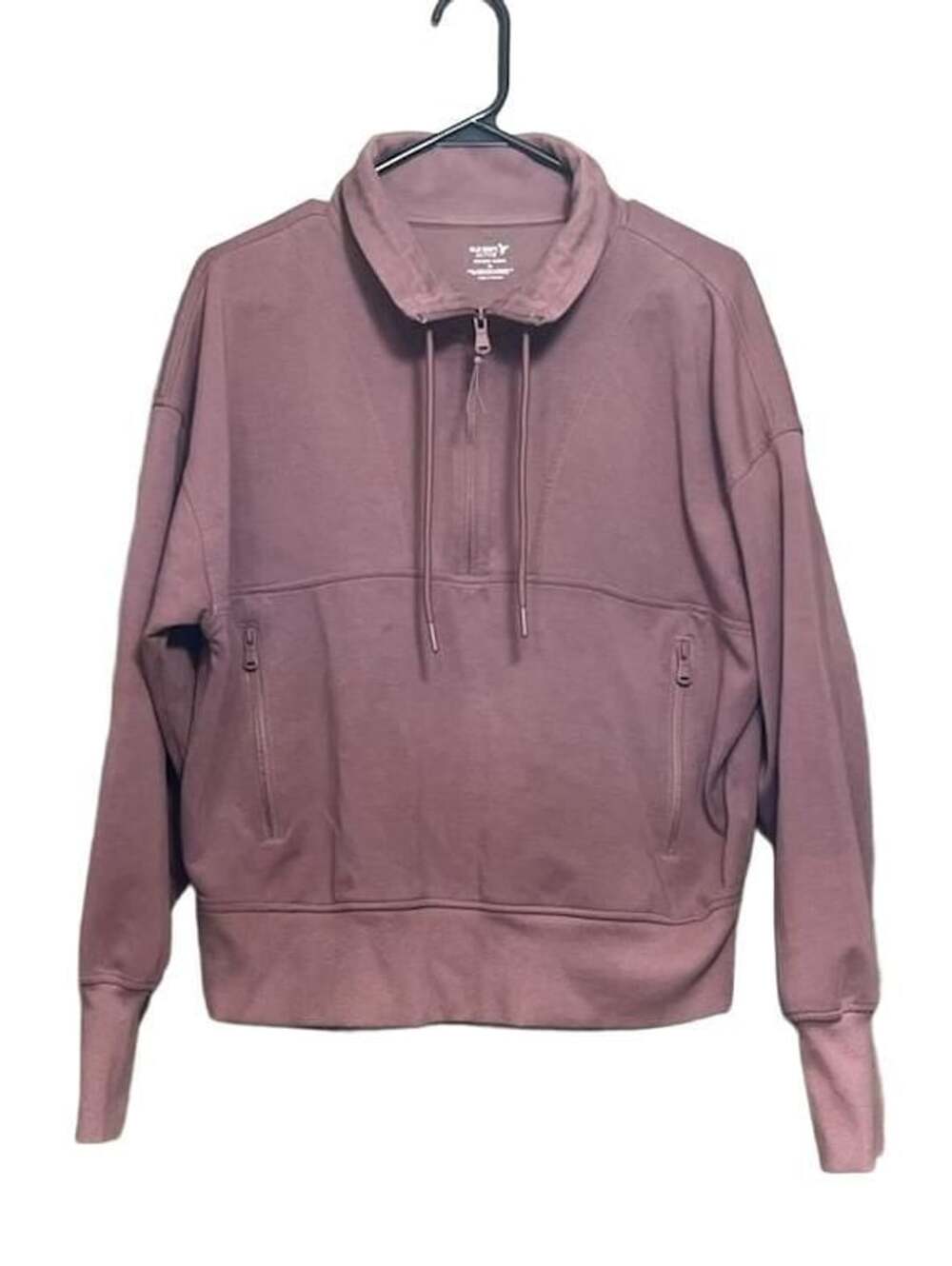 Old Navy Dynamic Fleece Half-Zip Sweatshirt Size XL in Mauve